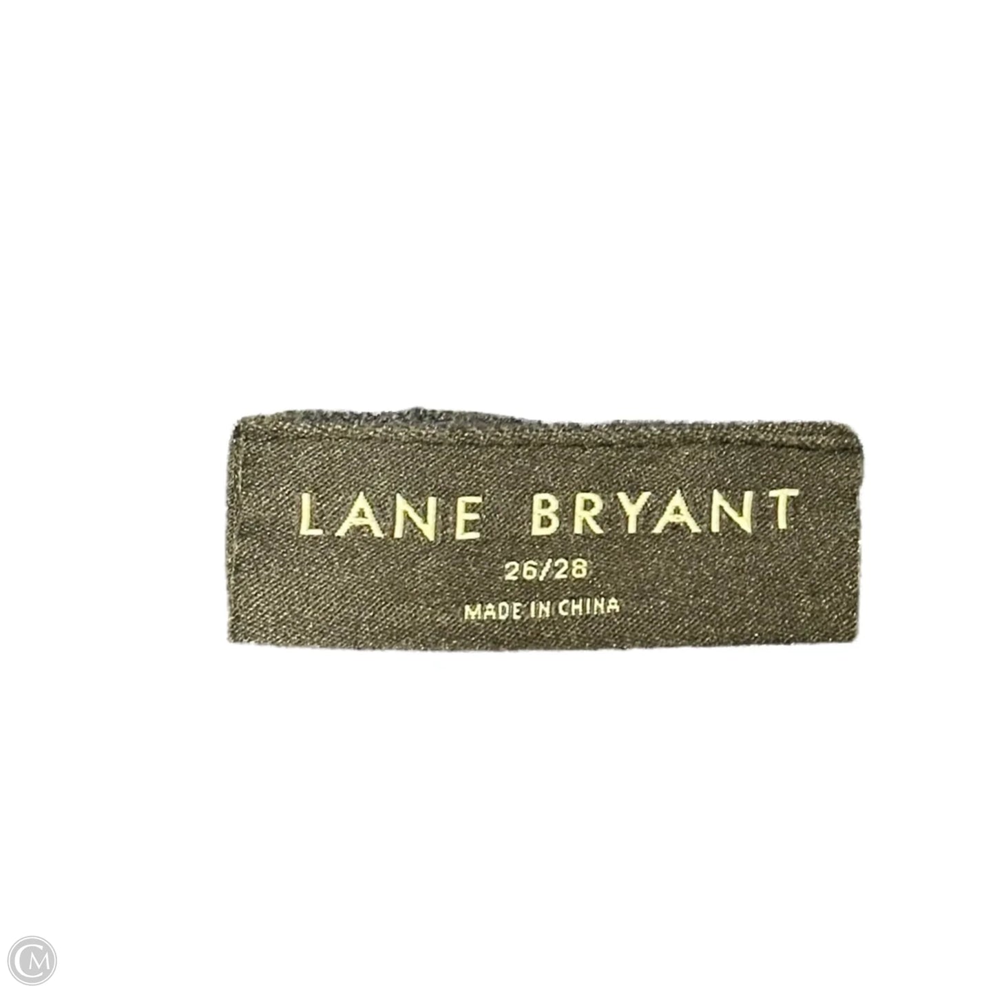 Sweater Cardigan By Lane Bryant In Blue & Cream, Size: 4x