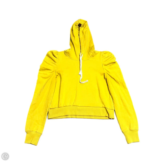 Sweatshirt Designer By Rebecca Minkoff In Yellow, Size: S
