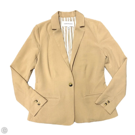 Blazer By Cupcakes And Cashmere In Tan, Size: S