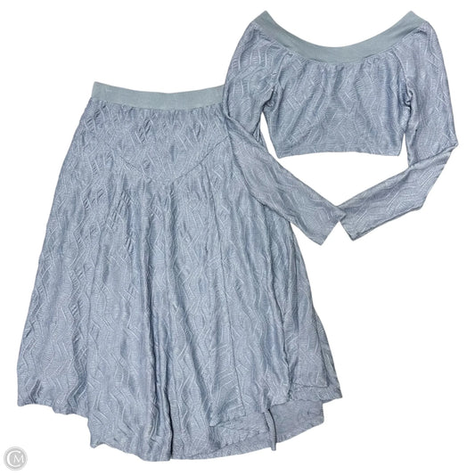 Skirt Set 2pc By Free People In Blue, Size: L