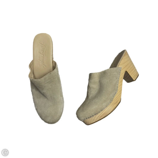 Shoes Heels Block By Free People In Beige, Size: 10.5