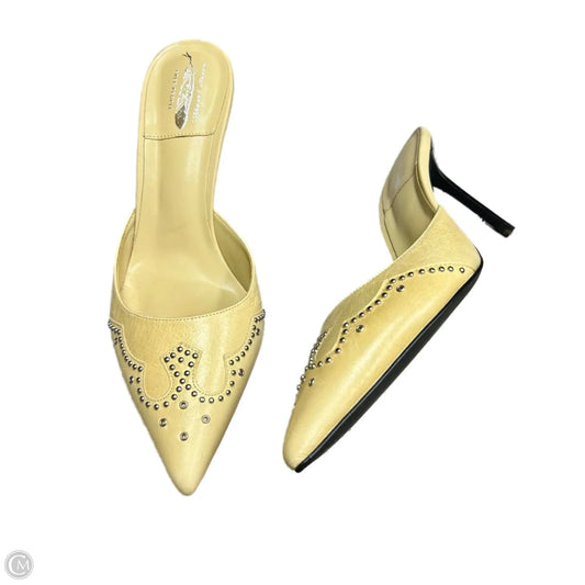 Shoes Heels Stiletto By Jeffery Campbell In Yellow, Size: 9.5
