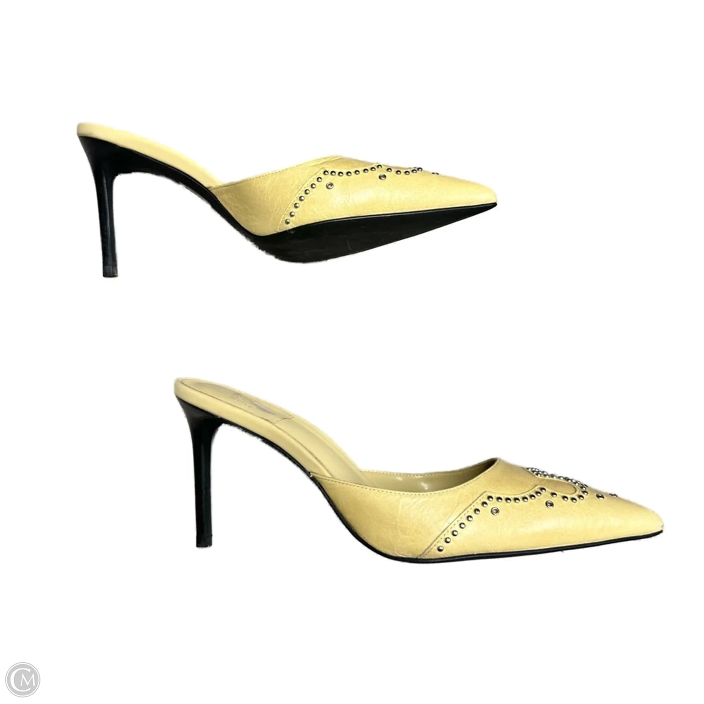 Shoes Heels Stiletto By Jeffery Campbell In Yellow, Size: 9.5