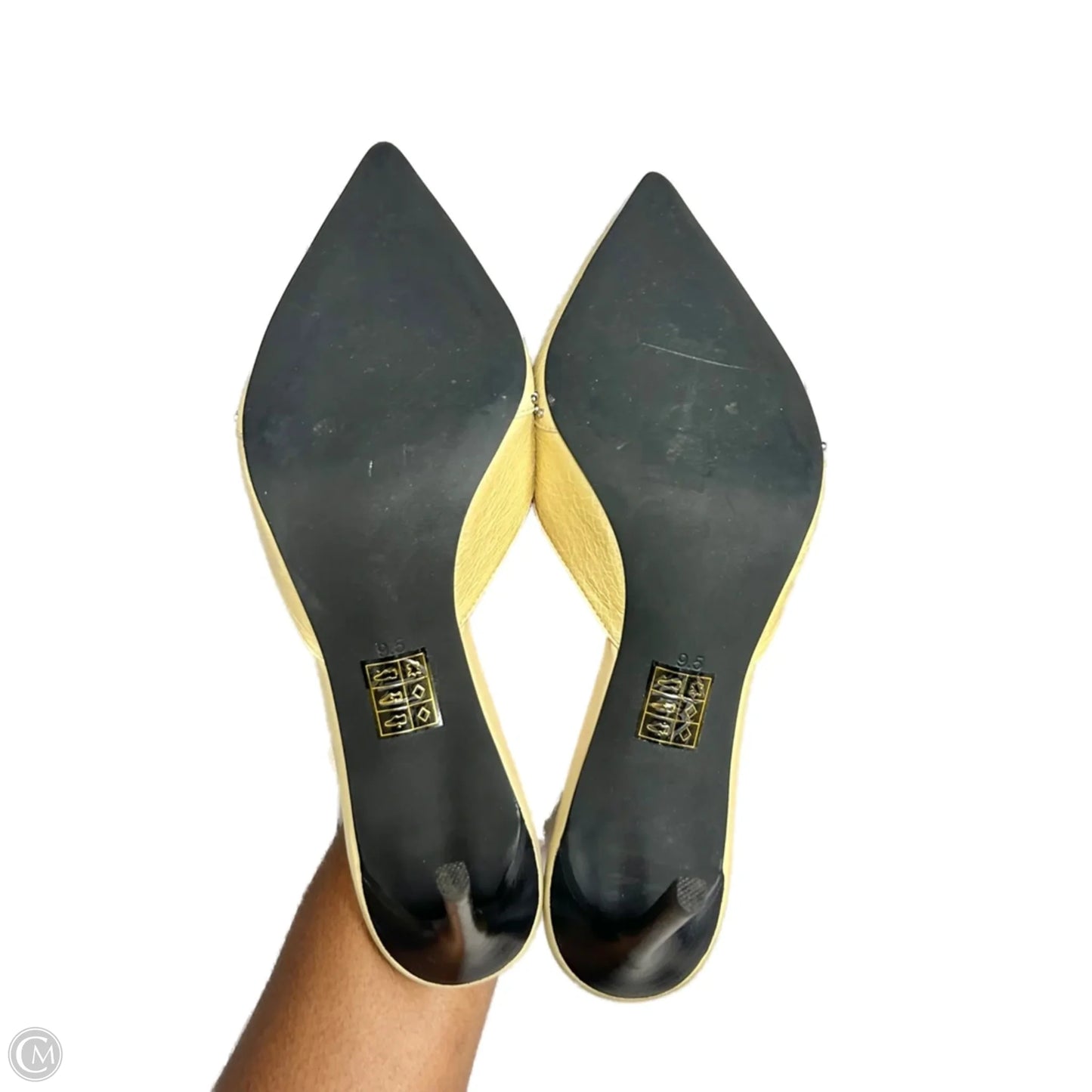 Shoes Heels Stiletto By Jeffery Campbell In Yellow, Size: 9.5