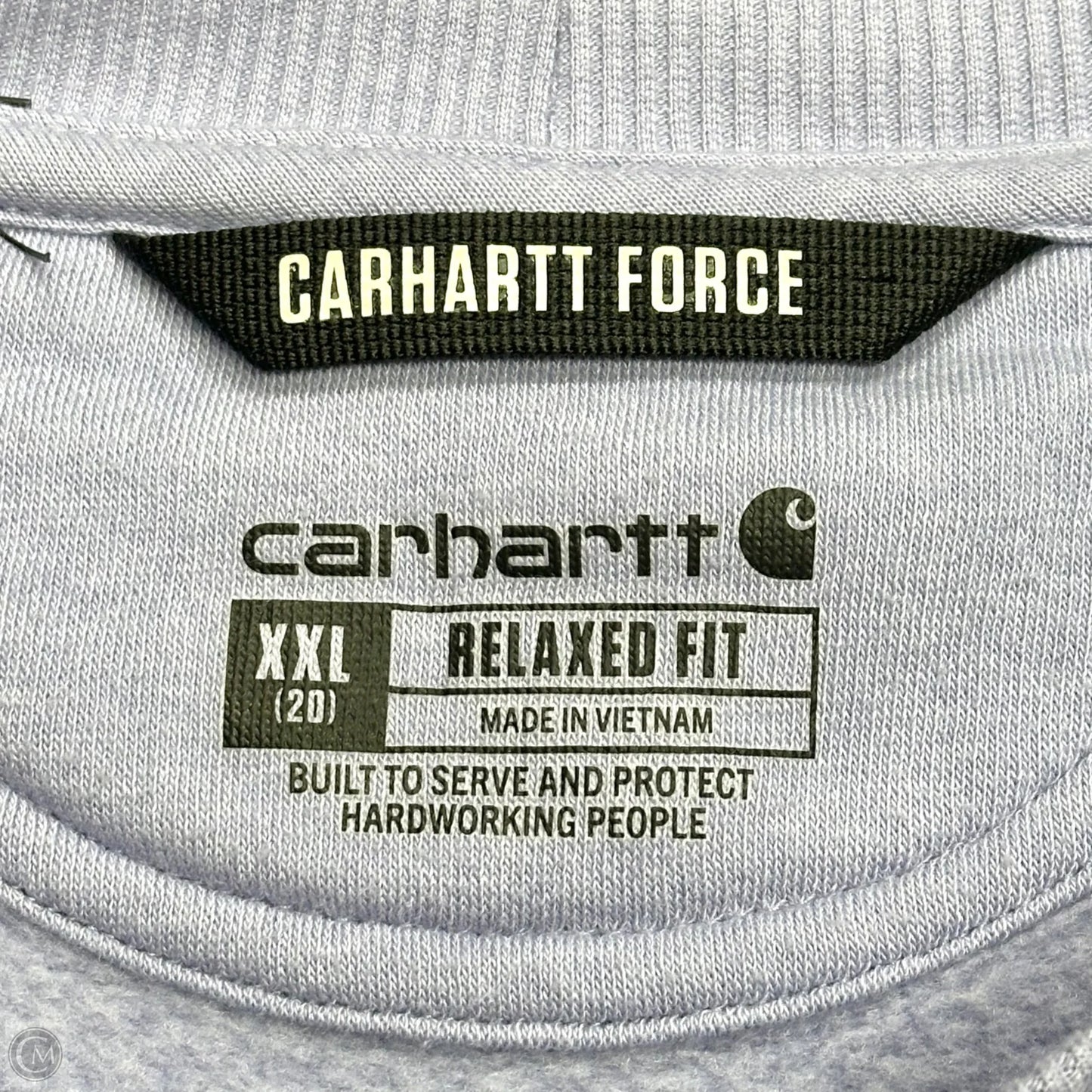 Sweatshirt Crewneck By Carhartt In Purple, Size: Xxl