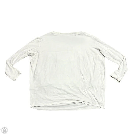 Athletic Top Long Sleeve Crewneck By Lululemon In Grey, Size: M
