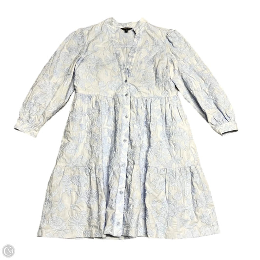 Dress Casual Midi By Brooks Brothers In Blue, Size: M