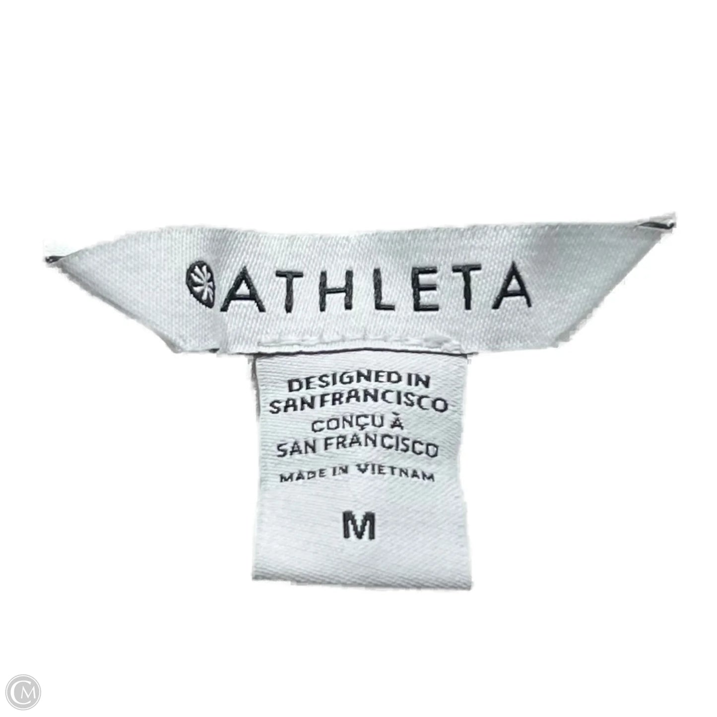 Top Long Sleeve By Athleta In Cream, Size: M