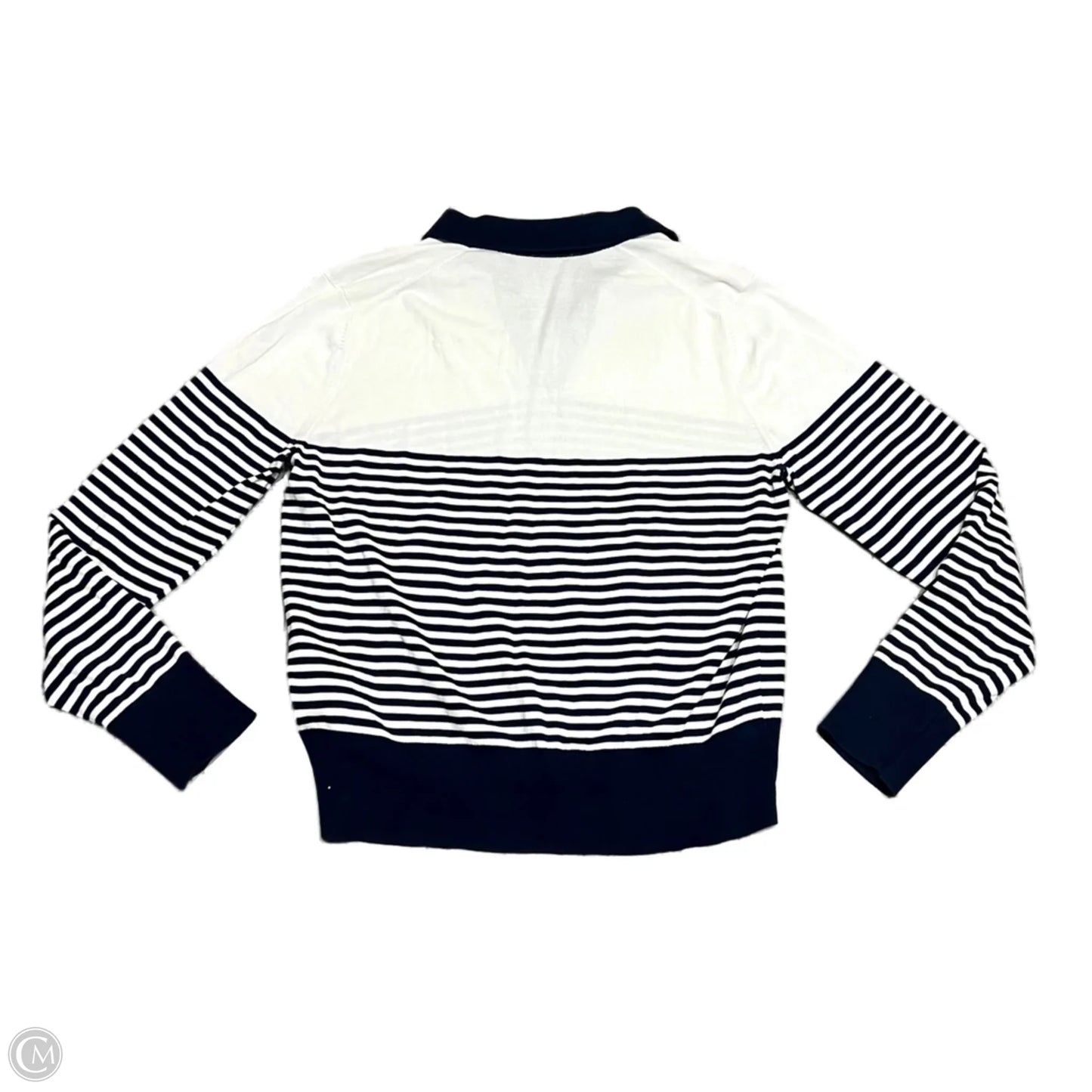 Sweater By Brooks Brothers In Blue & White, Size: L