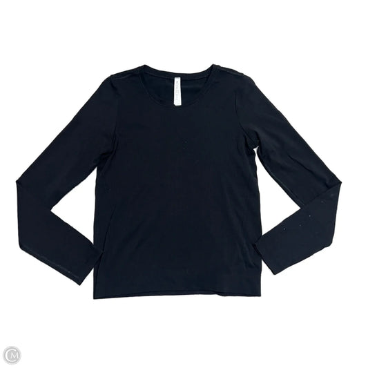 Athletic Top Long Sleeve Crewneck By Athleta In Black, Size: Xs