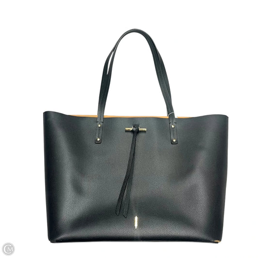 Handbag Leather By Thacker, Size: Large
