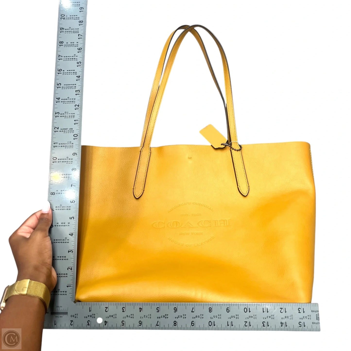 Handbag Designer By Coach, Size: Large