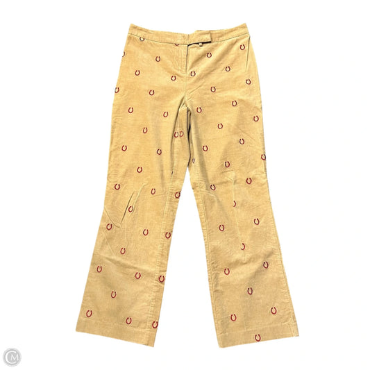 Pants Designer By Lilly Pulitzer In Brown & Red, Size: 12