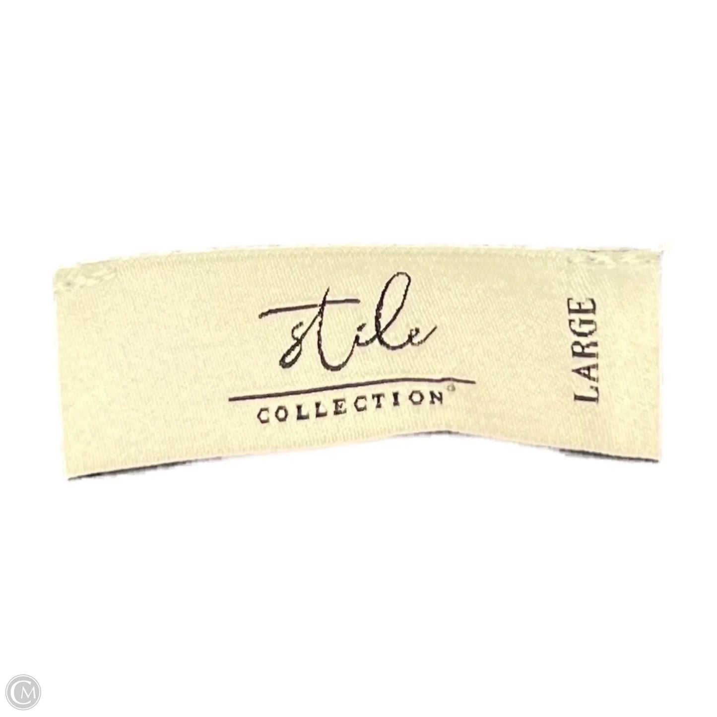 Sweater By Stile In Blue & Green, Size: L