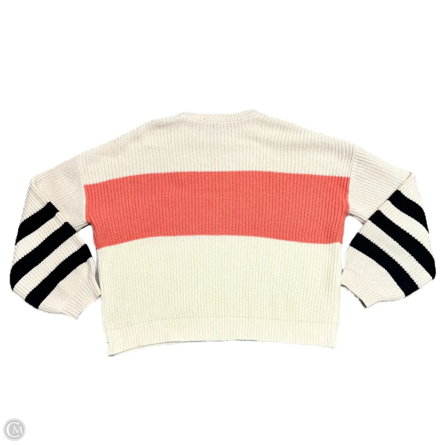 Sweater By Sanctuary In Cream & Orange, Size: M