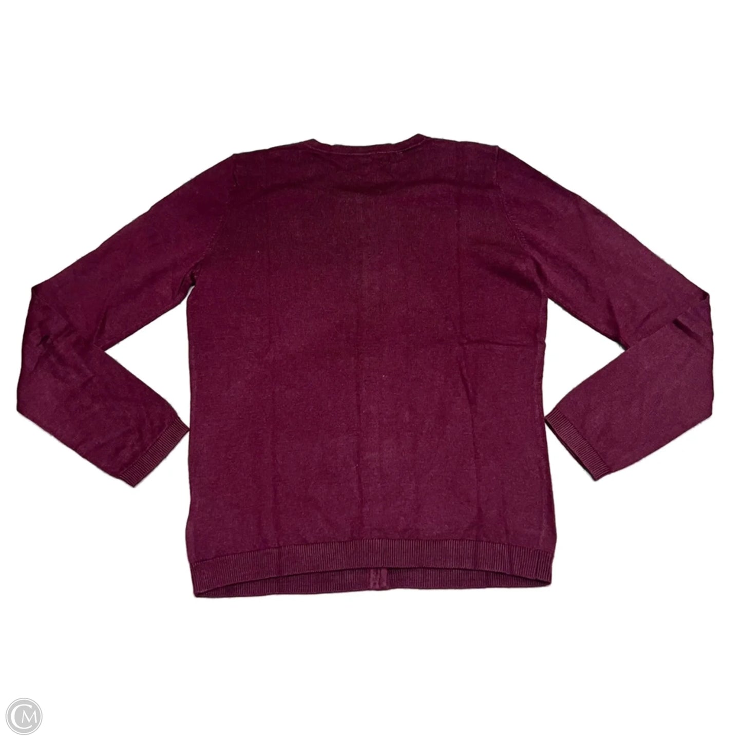 Sweater By Talbots In Maroon, Size: Mp