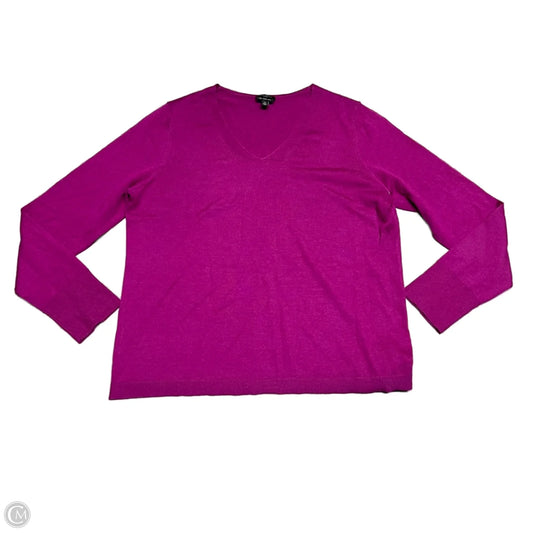 Sweater By Talbots In Purple, Size: Lp
