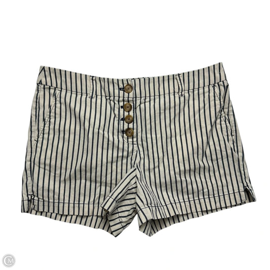 Shorts By Loft In Blue & Cream, Size: 8