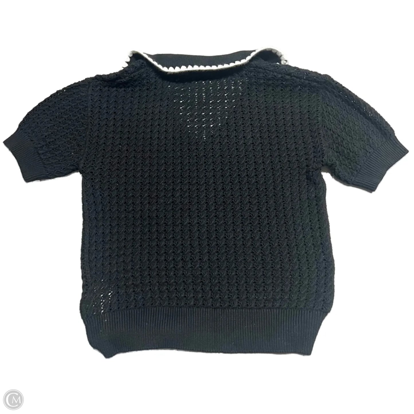 Top Short Sleeve By Varley In Black & White, Size: S