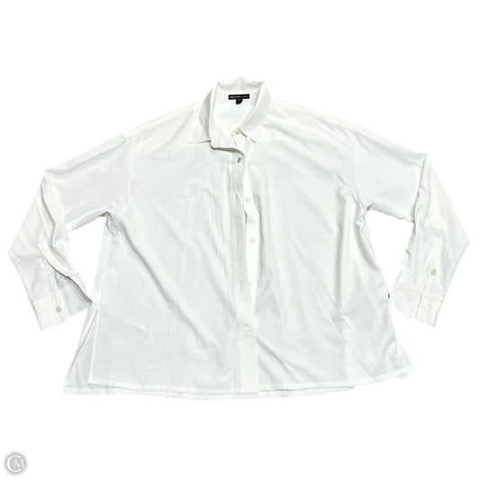 Top Long Sleeve By James Perse In White, Size: S