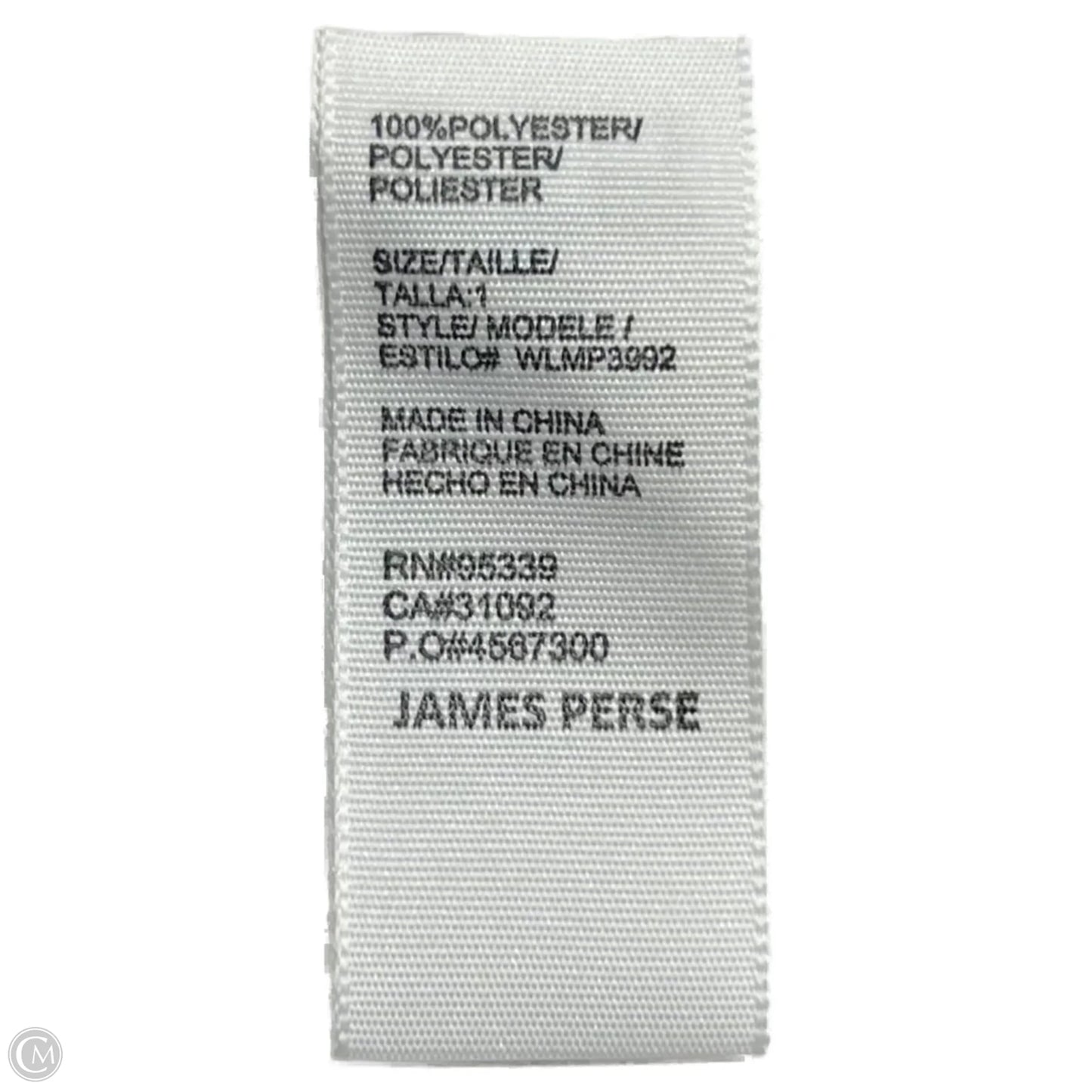 Top Long Sleeve By James Perse In White, Size: S