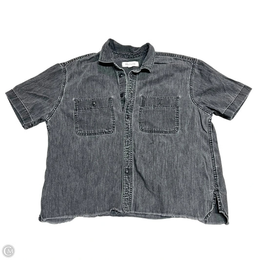 Top Short Sleeve By Madewell In Black, Size: S