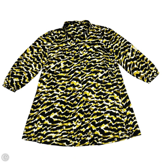 Dress Work By Vero Moda In Black & Yellow, Size: 2x