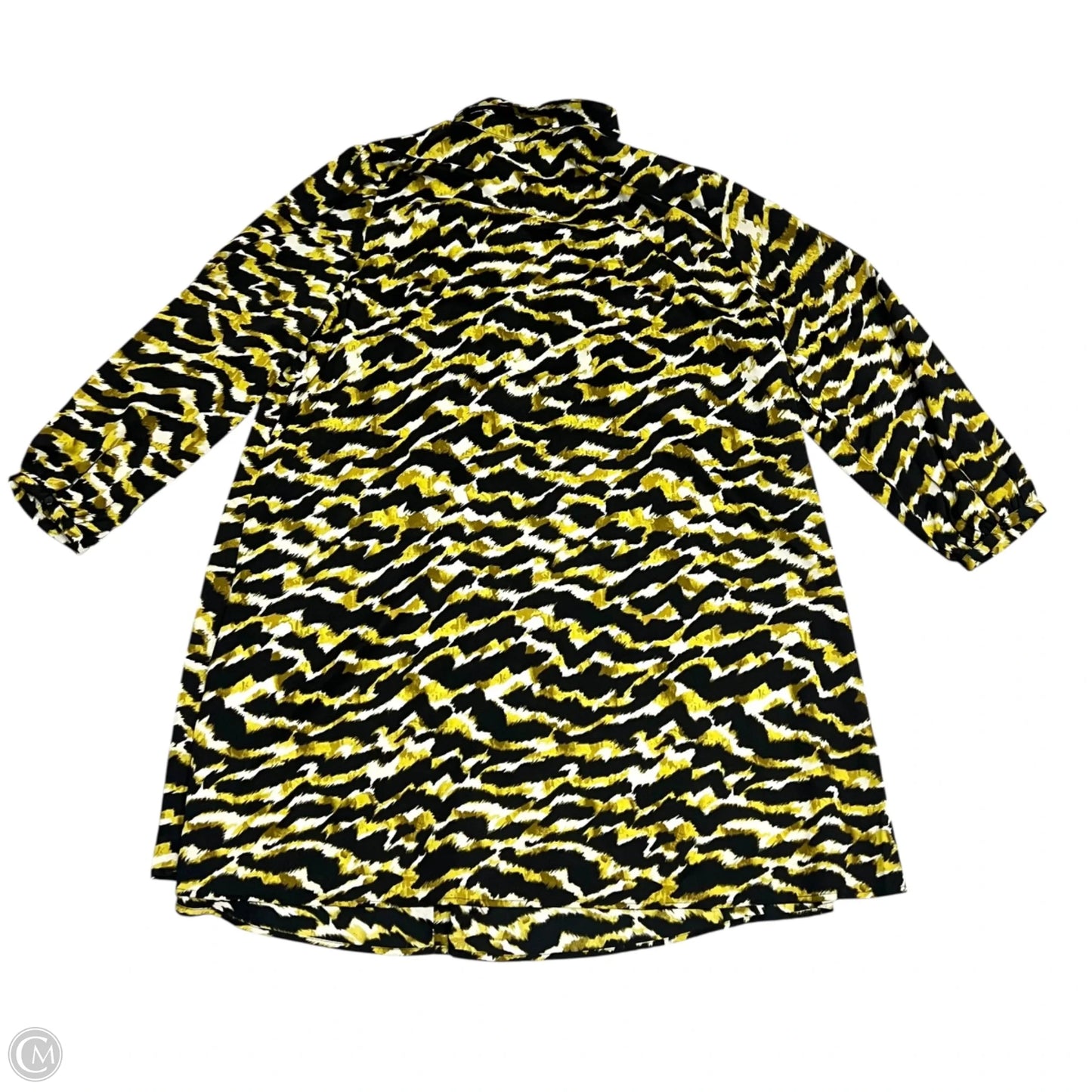 Dress Work By Vero Moda In Black & Yellow, Size: 2x