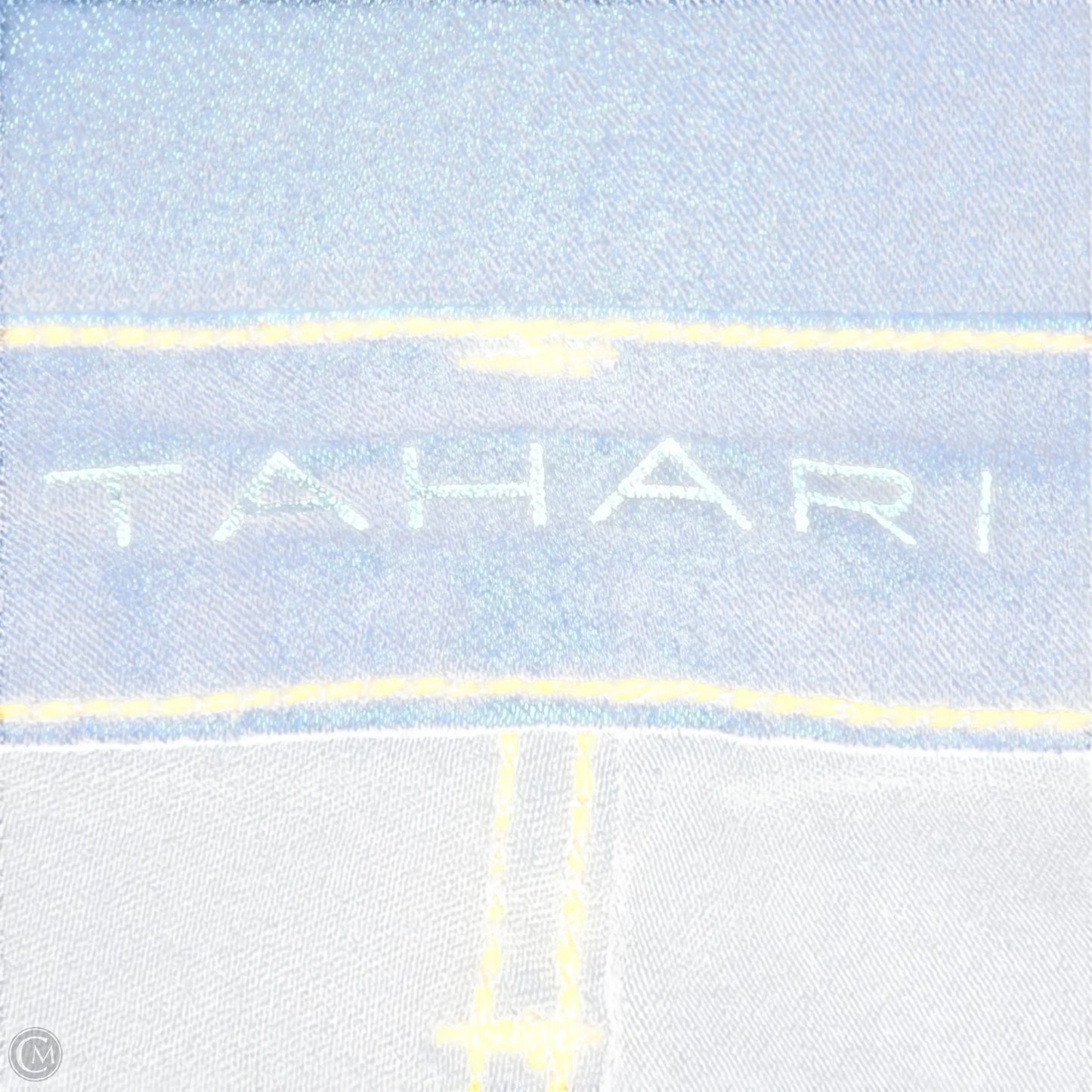 Jeans Skinny By Tahari In Blue Denim, Size: 20