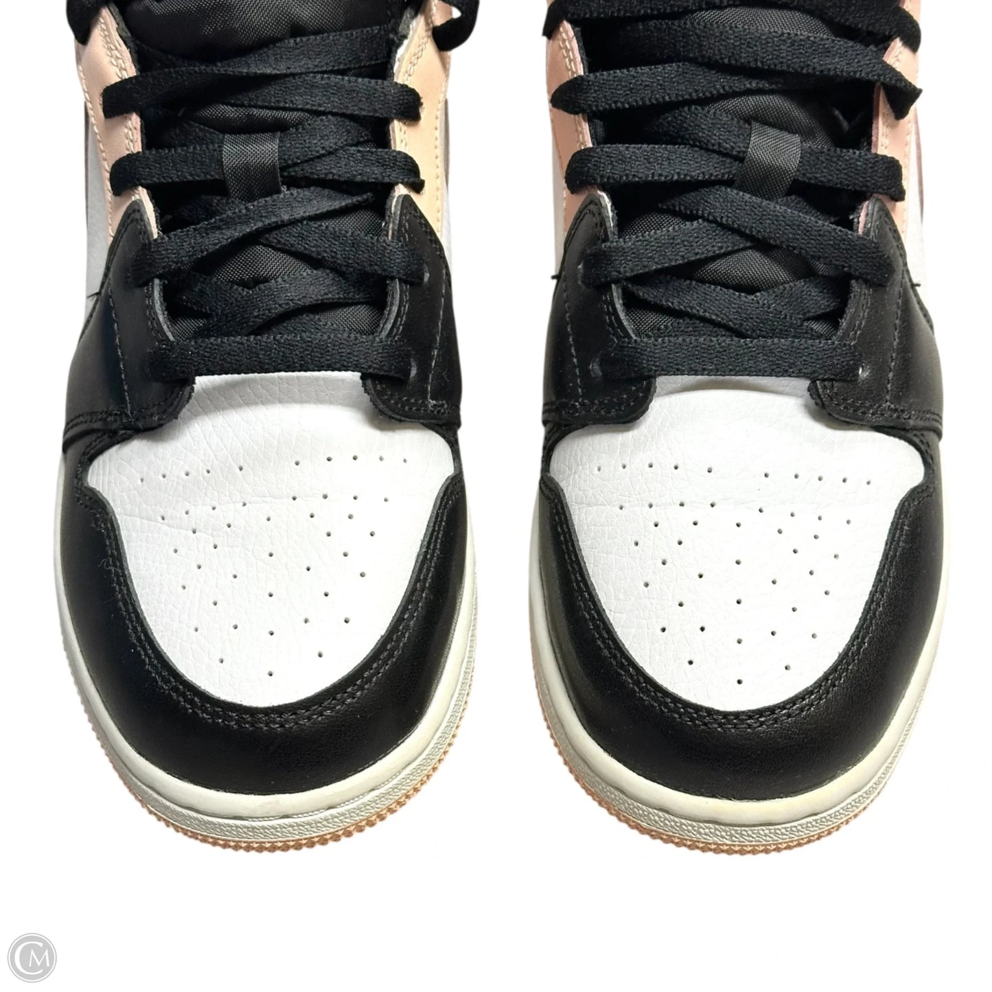 Shoes Luxury Designer By Jordan In Black & Pink, Size: 8.5