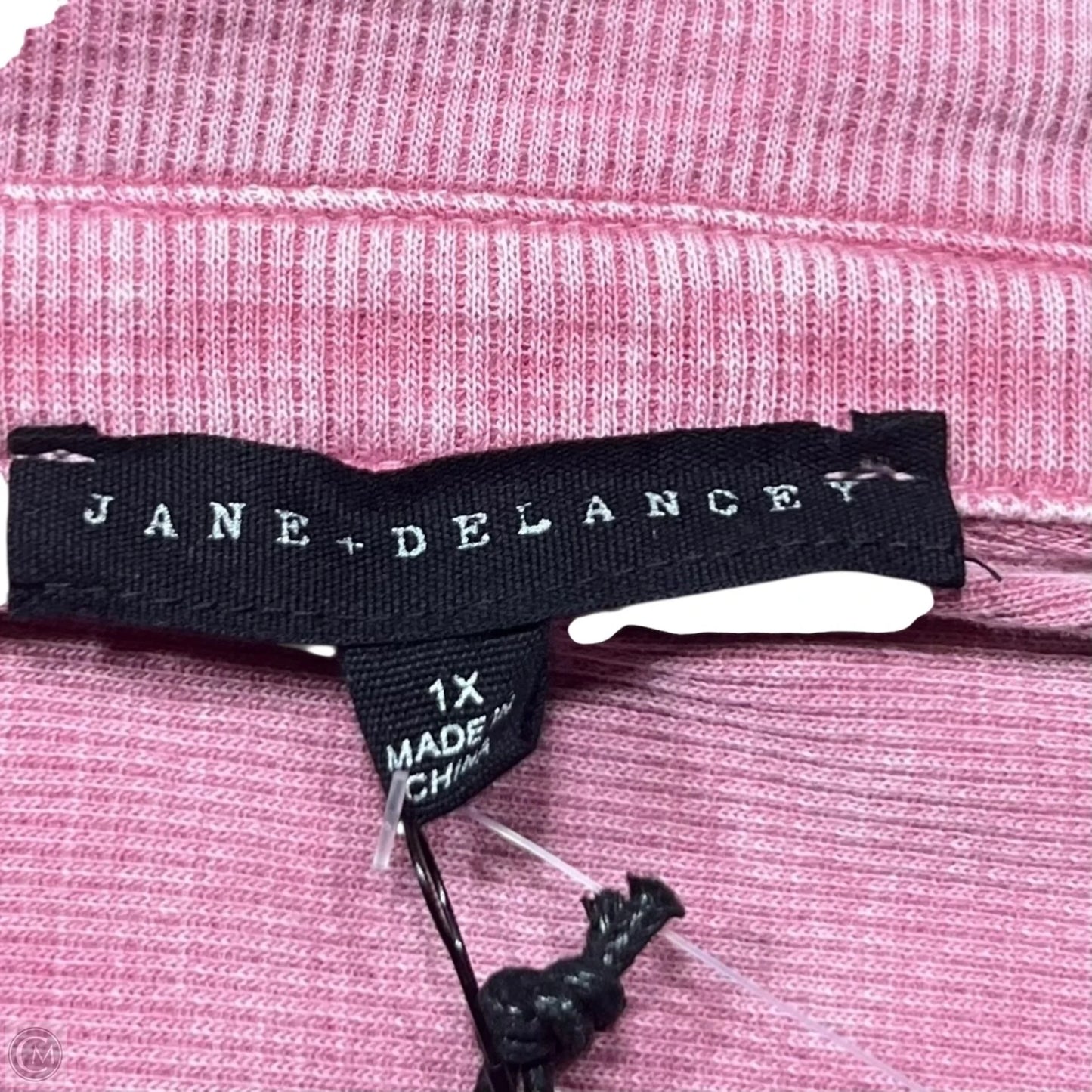 Top Long Sleeve By Jane And Delancey In Pink, Size: 1x