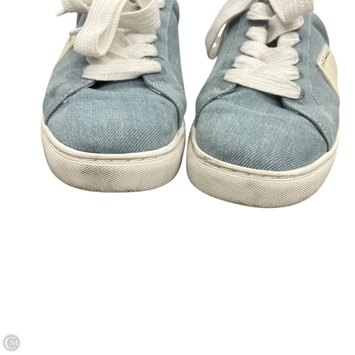 Shoes Designer By Kate Spade In Blue Denim, Size: 9.5