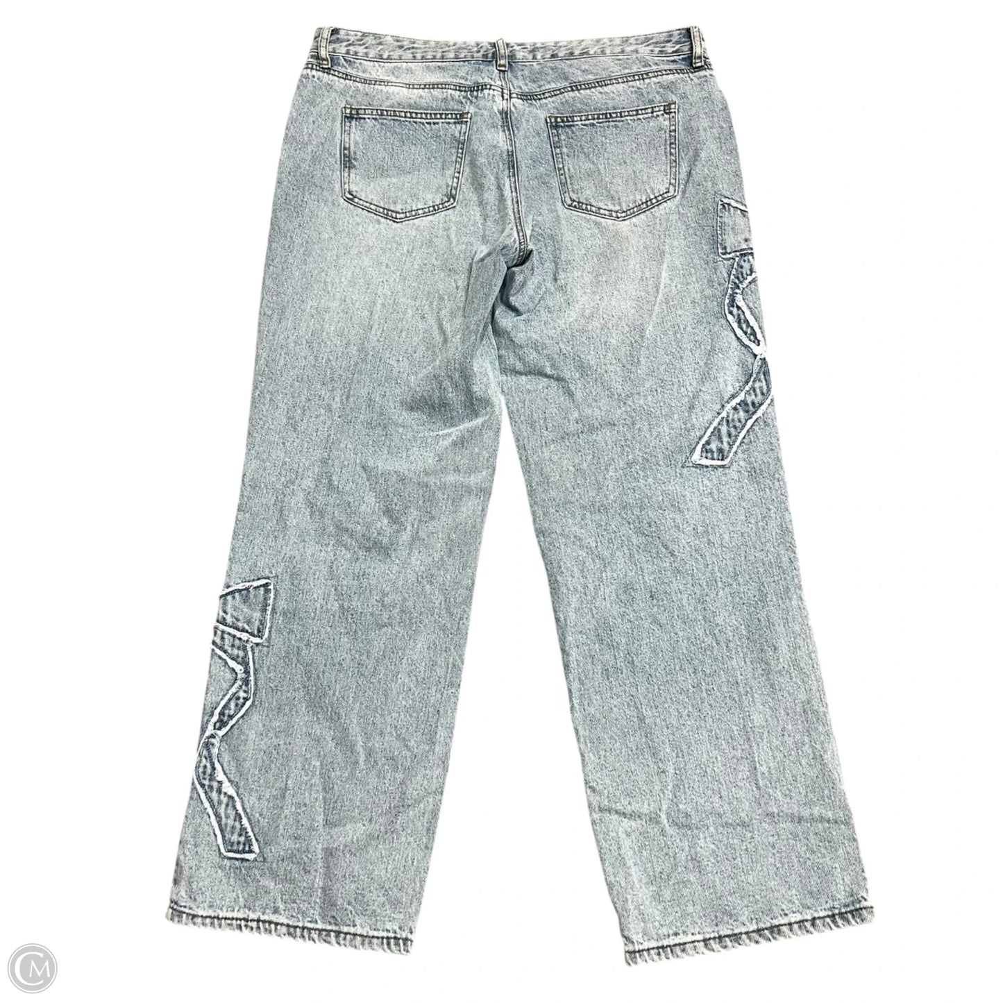 Jeans Boot Cut By Ashely Mason In Blue Denim, Size: 12