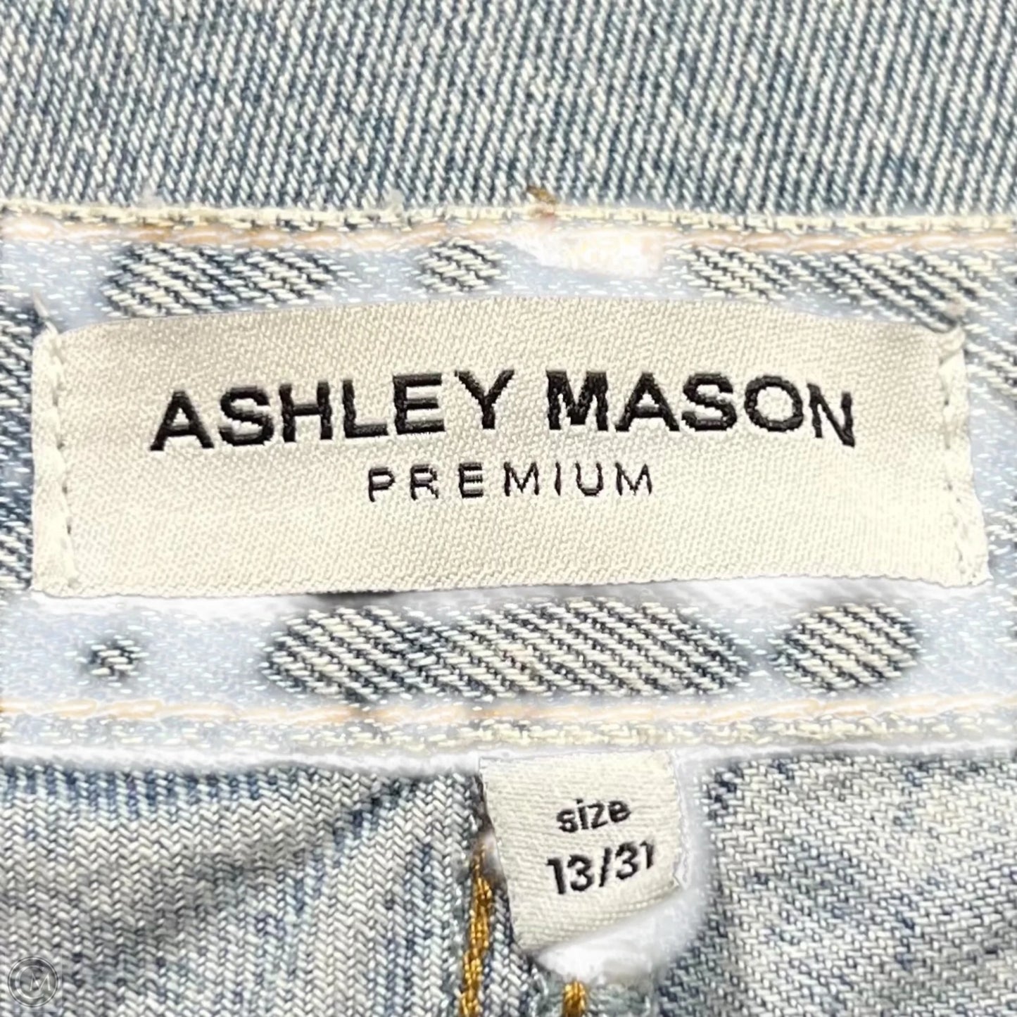 Jeans Boot Cut By Ashely Mason In Blue Denim, Size: 12