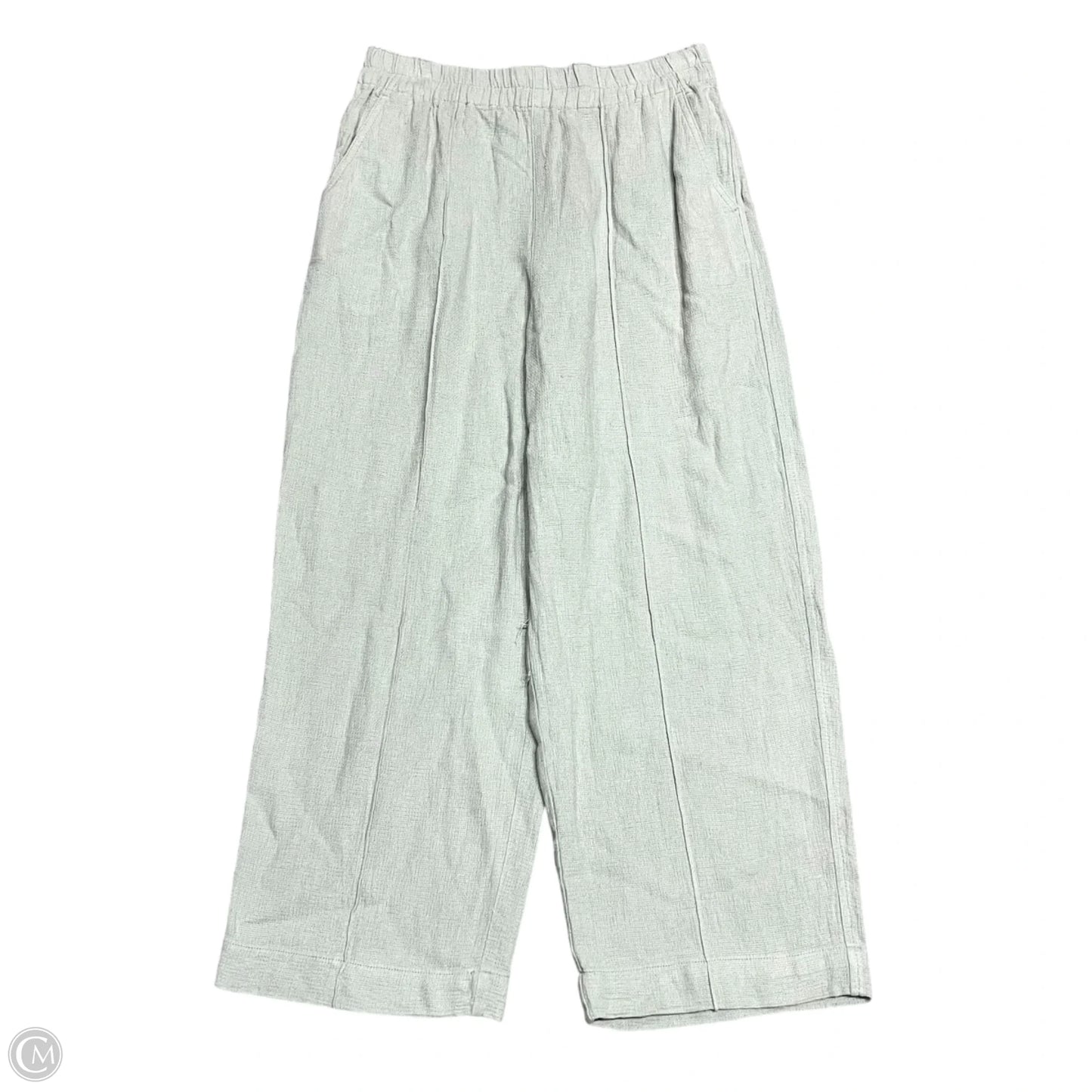 Pants Linen By Madewell In Green, Size: M