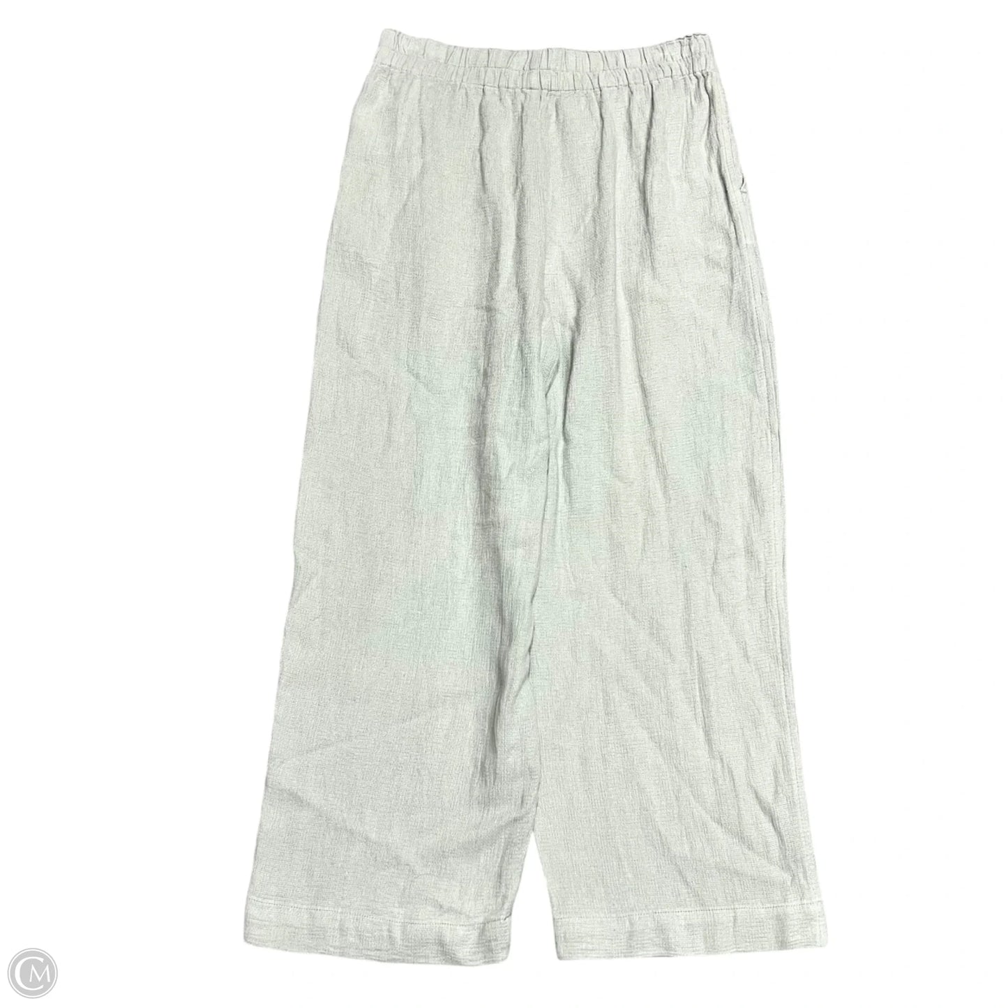 Pants Linen By Madewell In Green, Size: M