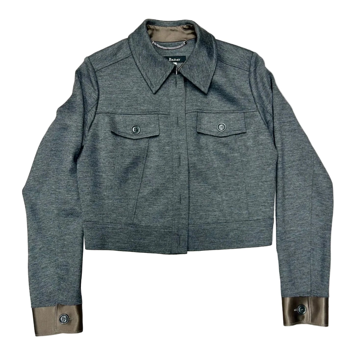 Blazer By Lida Baday In Grey, Size: M