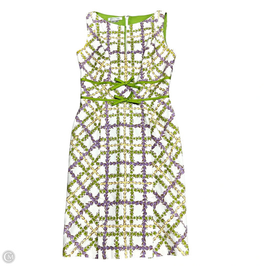 Dress Casual Midi By Kay Unger In Multi-colored, Size: M