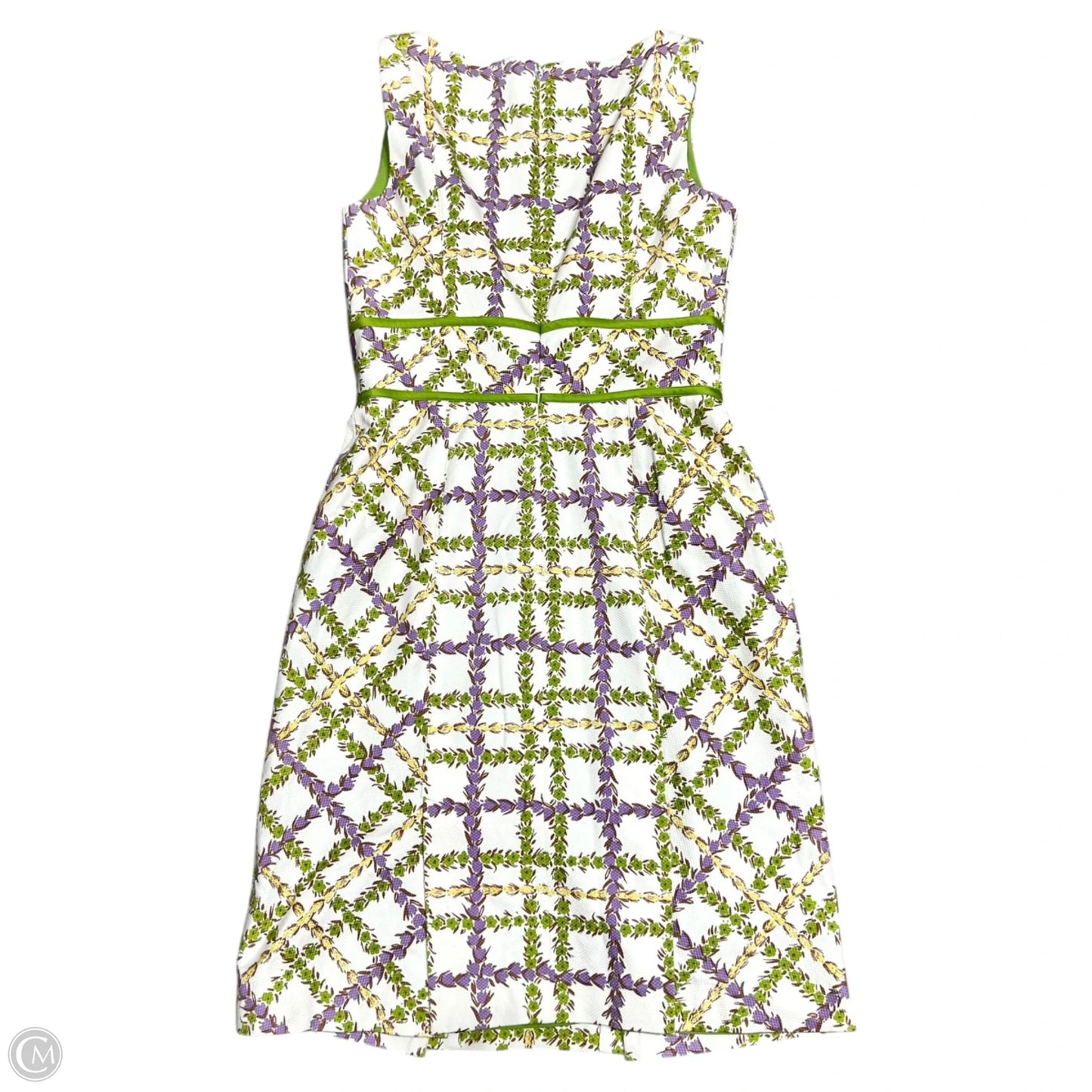 Dress Casual Midi By Kay Unger In Multi-colored, Size: M