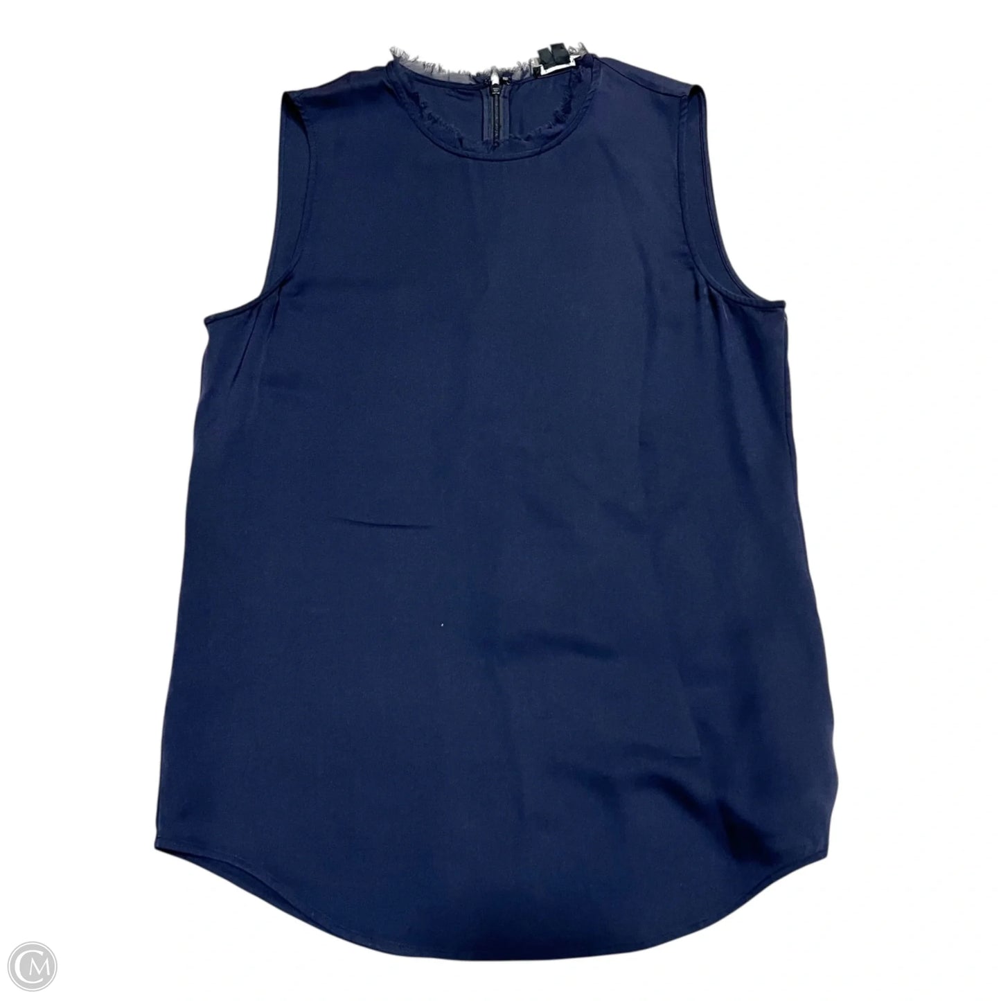 Top Sleeveless By Theory In Navy, Size: M