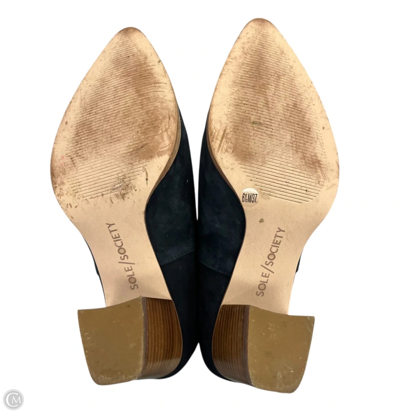 Boots Ankle Heels By Sole Society In Blue, Size: 6.5