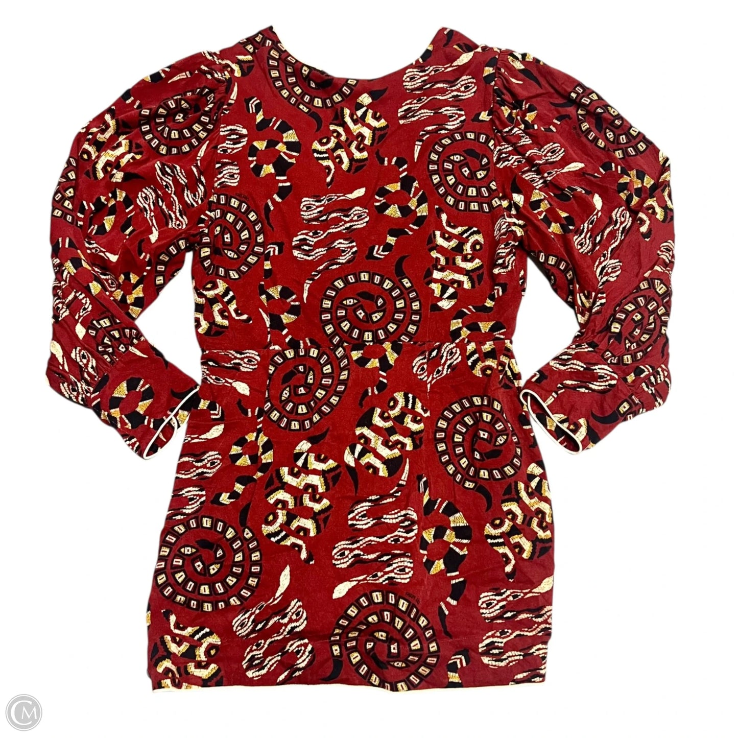 Top Long Sleeve By Farm Rio In Black & Red, Size: Xl