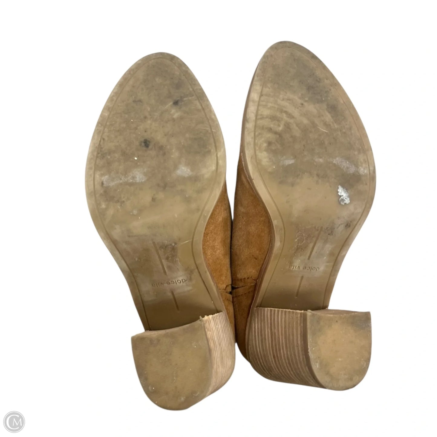 Boots Ankle Heels By Dolce Vita In Brown, Size: 7