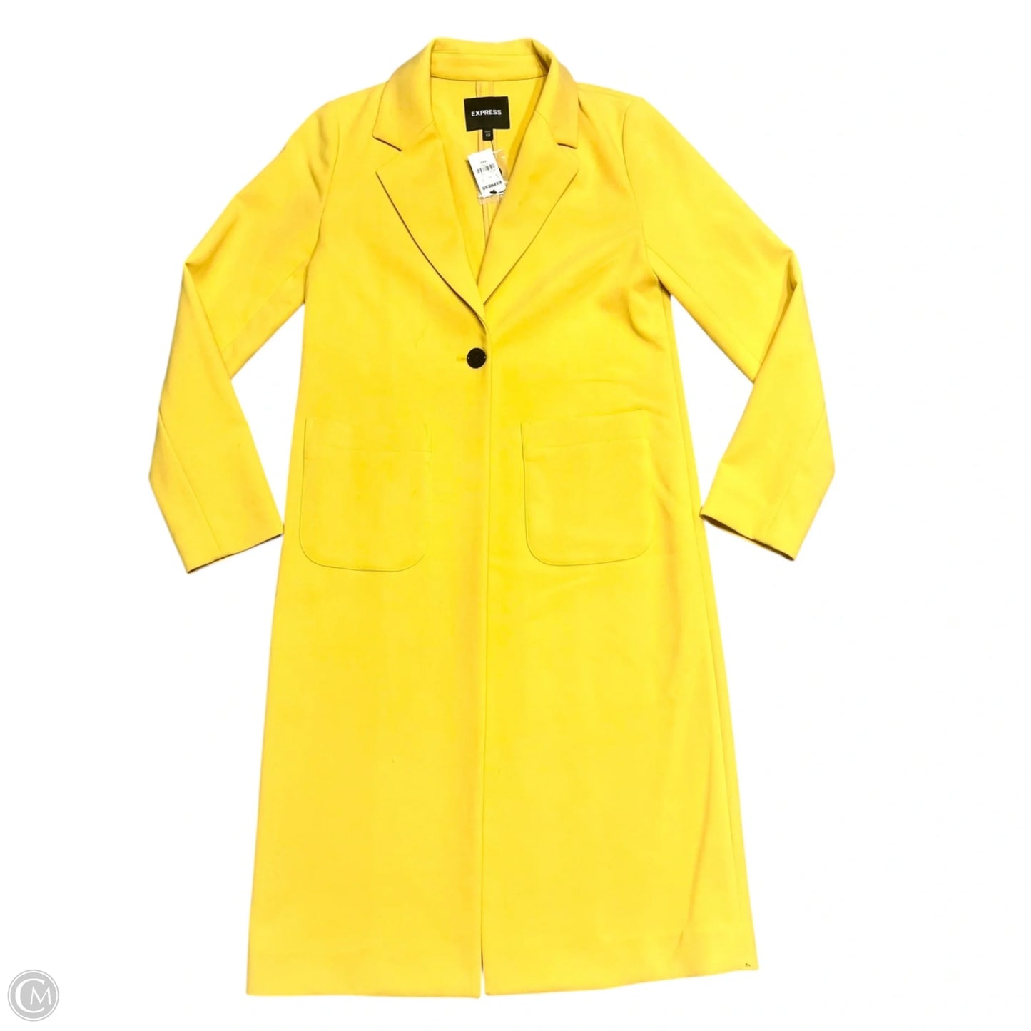 Jacket Other By Express In Yellow, Size: Xxs