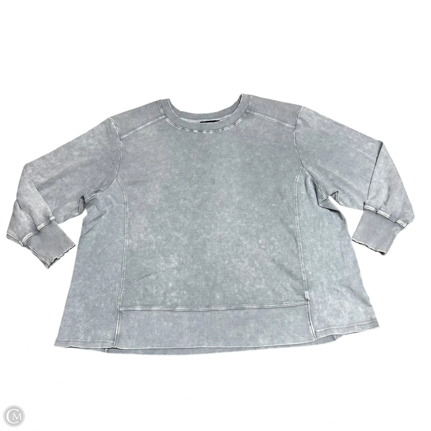 Top Long Sleeve By Jane And Delancey In Blue, Size: 3x