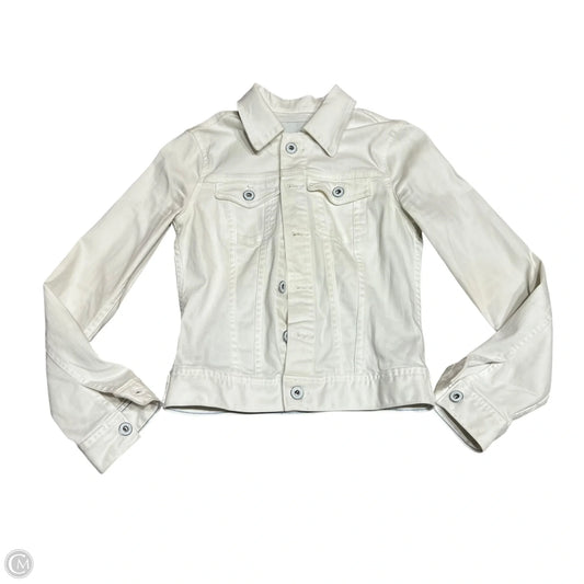 Jacket Denim By Adriano Goldschmied In White, Size: Xs