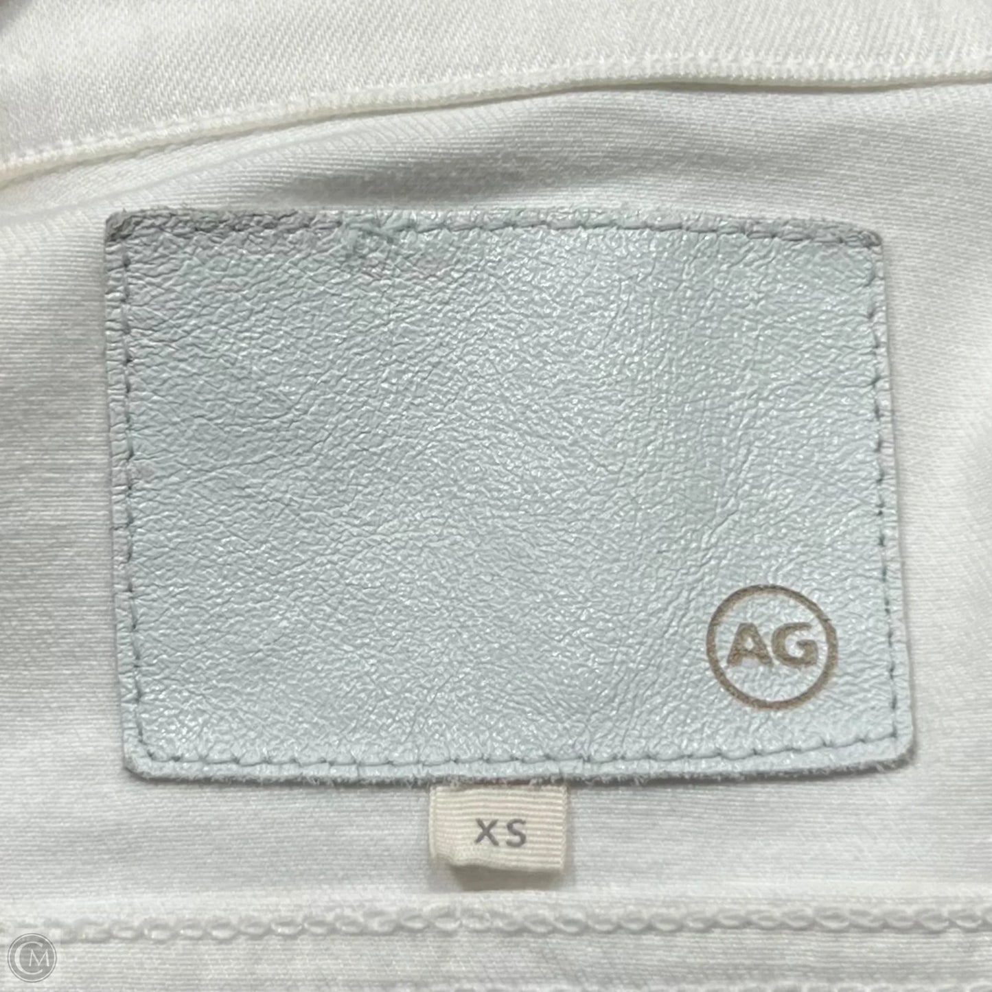 Jacket Denim By Adriano Goldschmied In White, Size: Xs