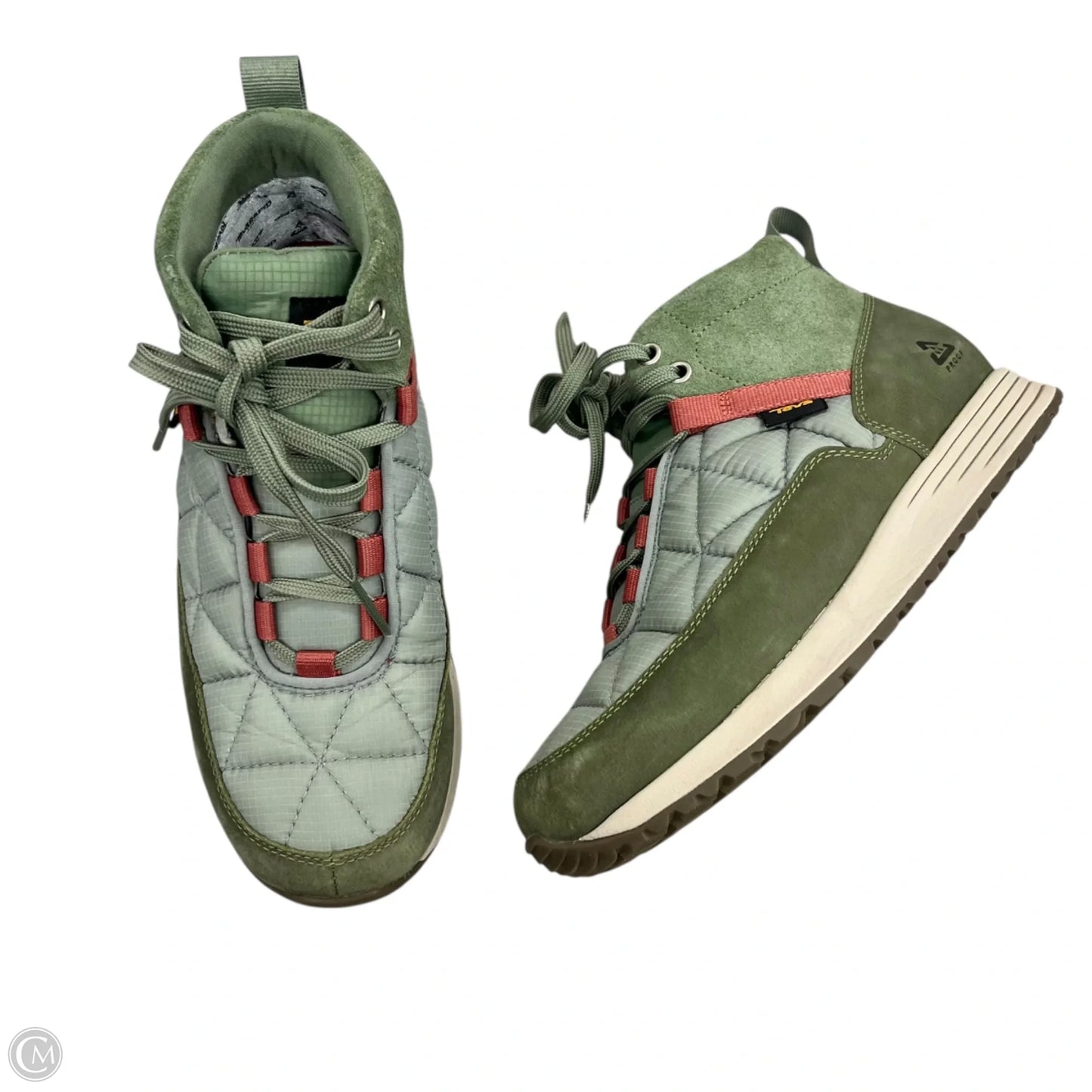 Shoes Sneakers By Teva In Green & Pink, Size: 6.5