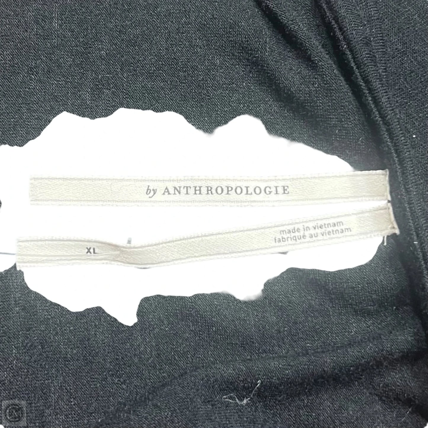 Top Long Sleeve By Anthropologie In Black, Size: Xl