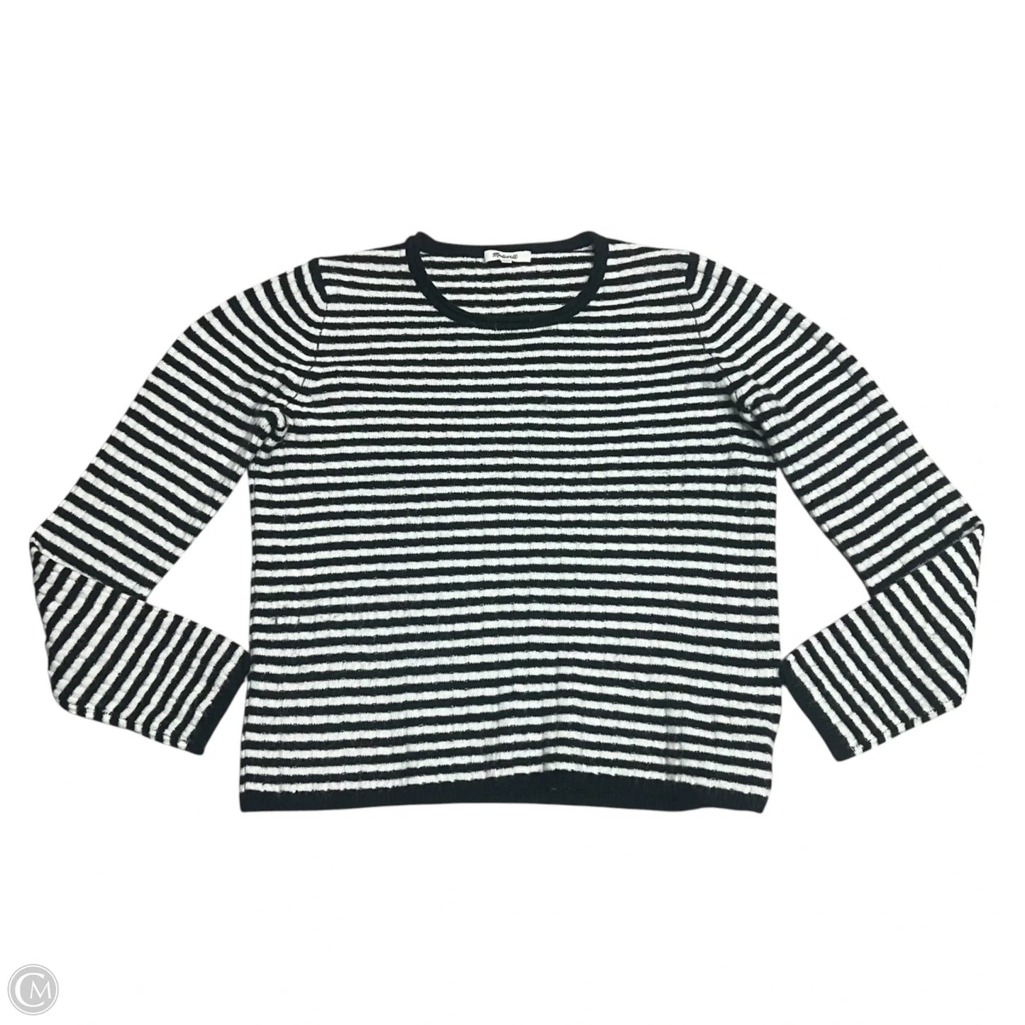 Sweater By Madewell In Black & White, Size: Xl
